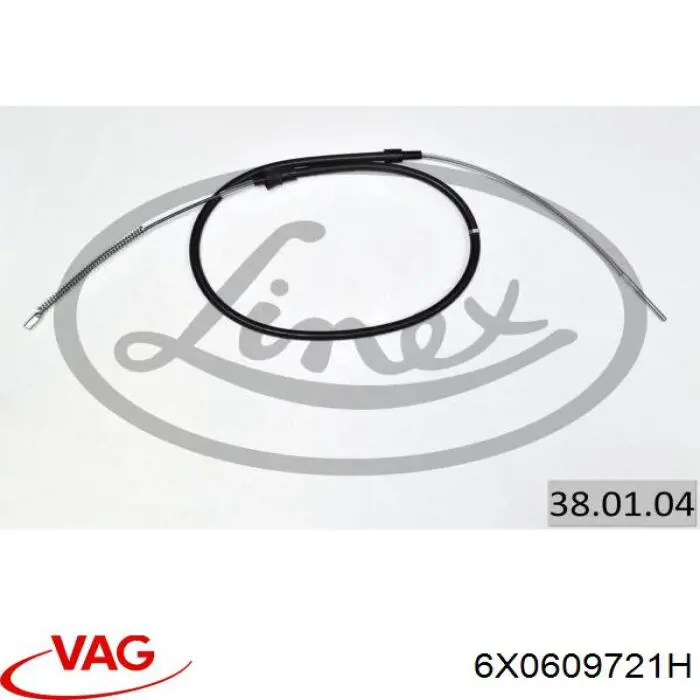 Купить 6X0609721H VAG Тормоз стояночный