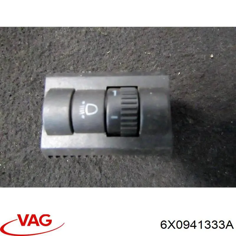 Кнопка (регулятор) корректора фар 6X0941333A VAG