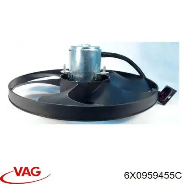 Электровентилятор охлаждения 6X0959455C VAG