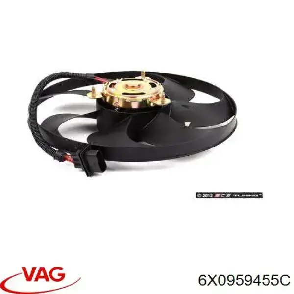 6X0959455C VAG Вентилятор радиатора