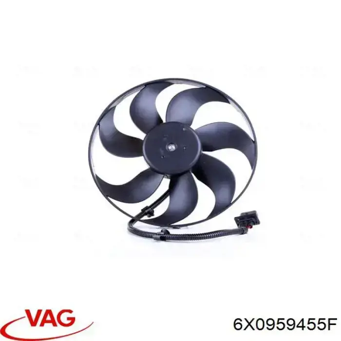 6X0959455F VAG Вентилятор радиатора