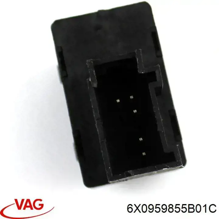 Кнопка стеклоподъемника передняя правая VAG 6X0959855B01C