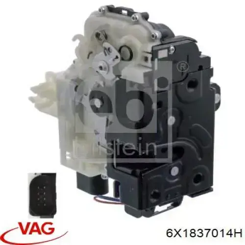 Замок передней пассажирской двери VAG 6X1837014H