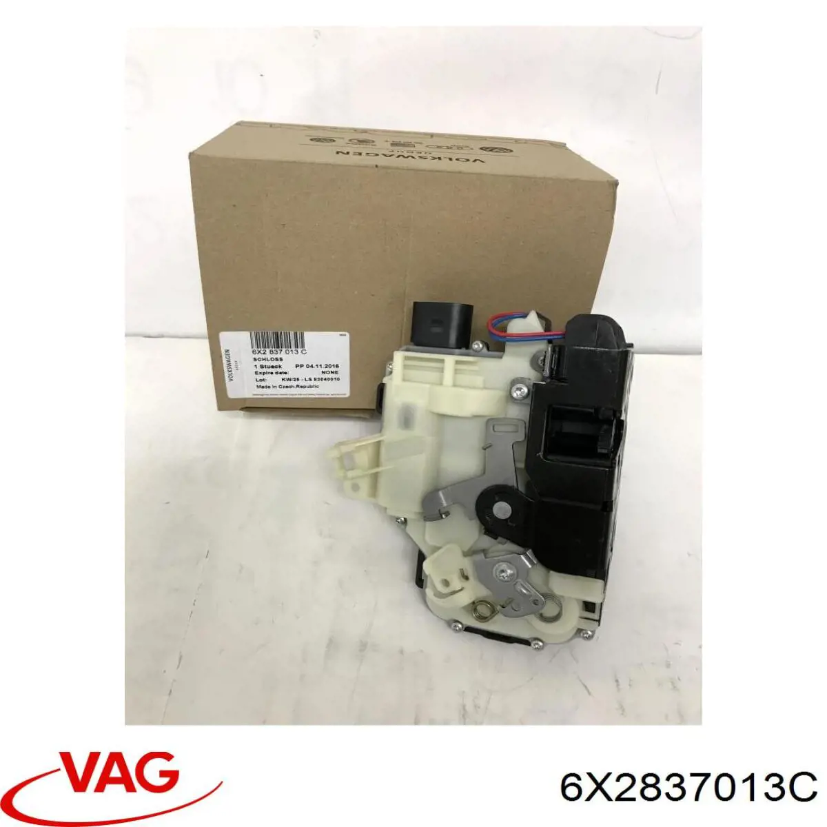 6X2837013C VAG Замок двери водителя