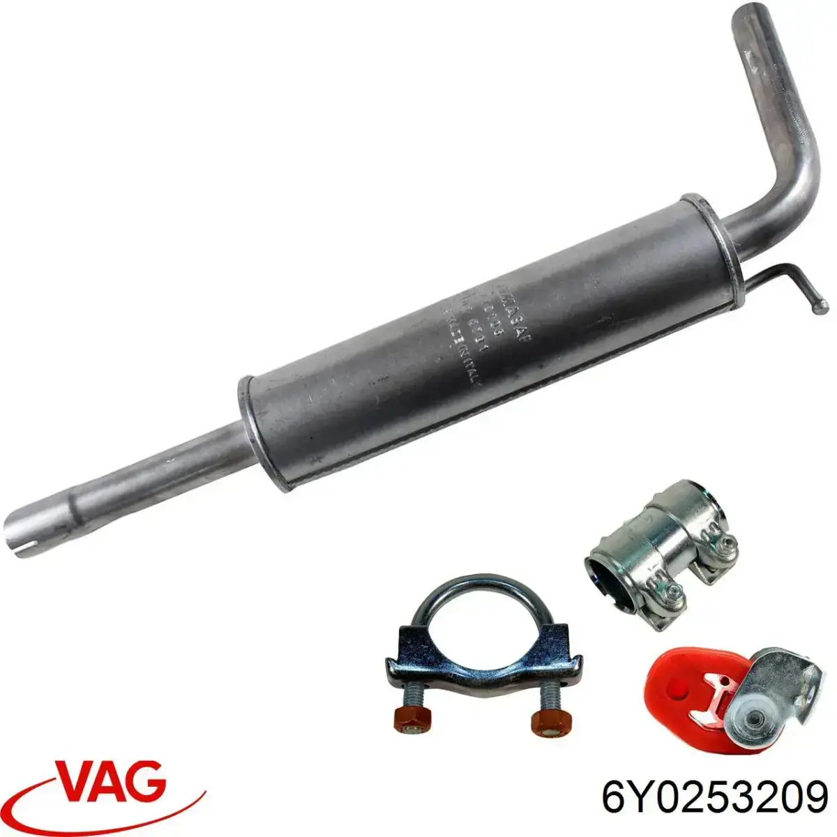 Глушитель, центральная часть VAG 6Y0253209 цена, от 62.69 USD