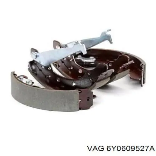 Задние барабанные колодки 6Y0609527A VAG