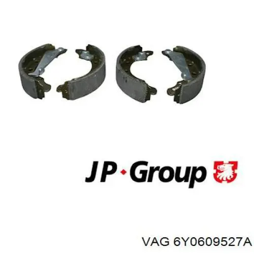 Купить 6Y0609527A VAG Задние барабанные тормозные колодки