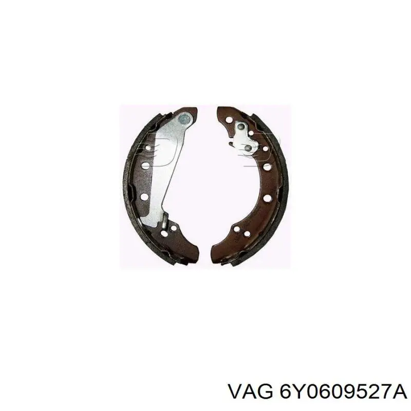 6Y0609527A VAG Барабанные тормозные колодки
