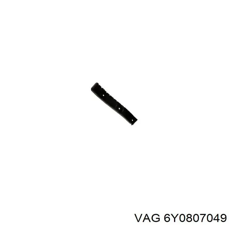 6Y0807049 VAG Левое крепление переднего бампера