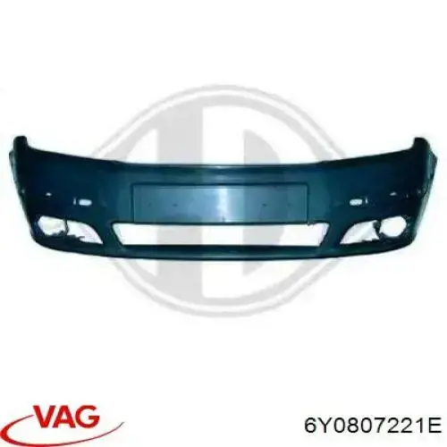 Купить 6Y0807221E VAG Буфер (бампер) передний