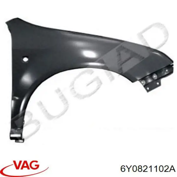 Купить 6Y0821102A VAG Крыло переднее правое