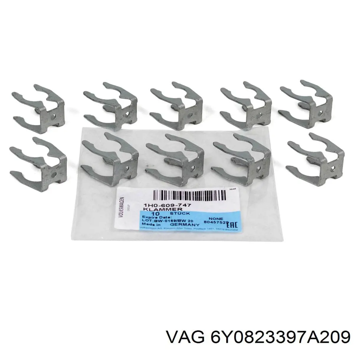Купить 6Y0823397A209 VAG Фиксатор упора капота