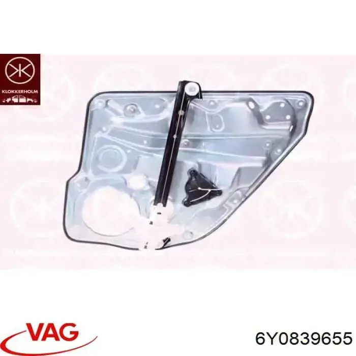 6Y0839655 VAG Механизм стеклоподъемника двери задней, левой