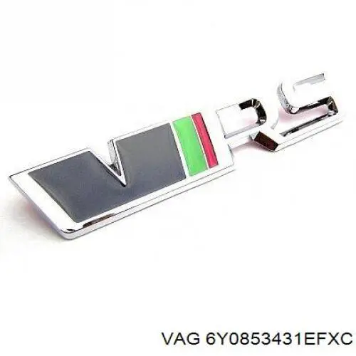 Эмблема крыла переднего 6Y0853431EFXC VAG