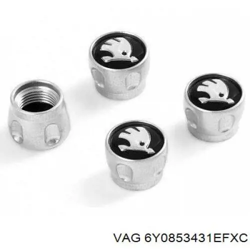 Эмблема крыла переднего 6Y0853431EFXC VAG