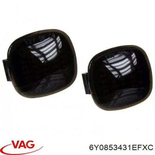 Эмблема крыла переднего VAG 6Y0853431EFXC цена, от 6.94 USD