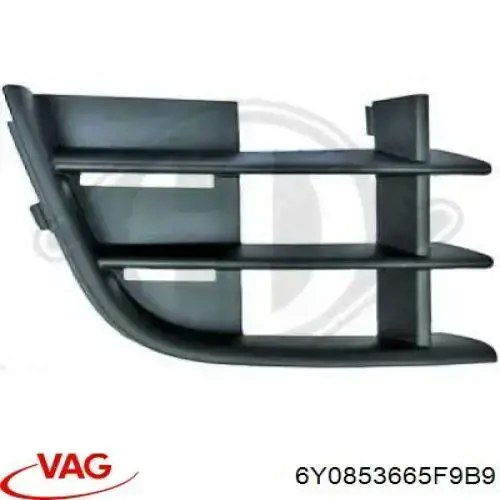 Решетка противотуманных фар левая VAG 3085306656Y0F
