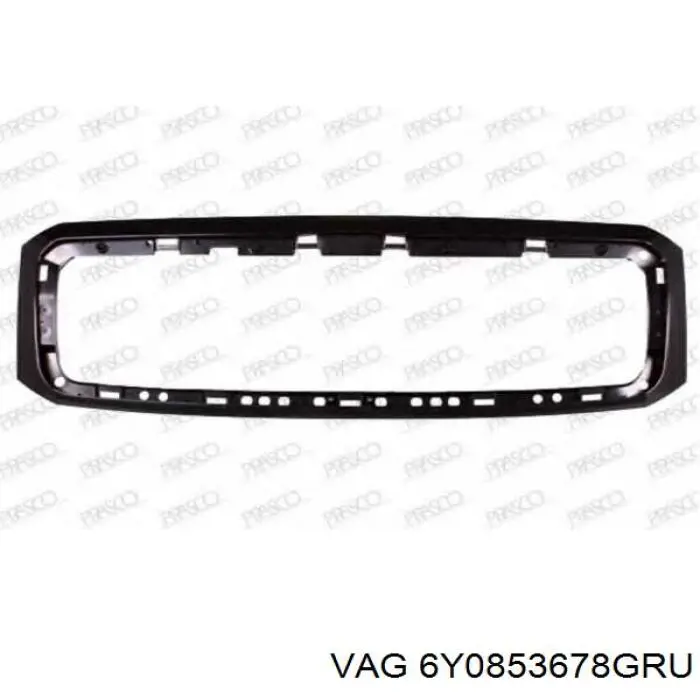 Накладка (рамка) решетки радиатора 6Y0853678GRU VAG