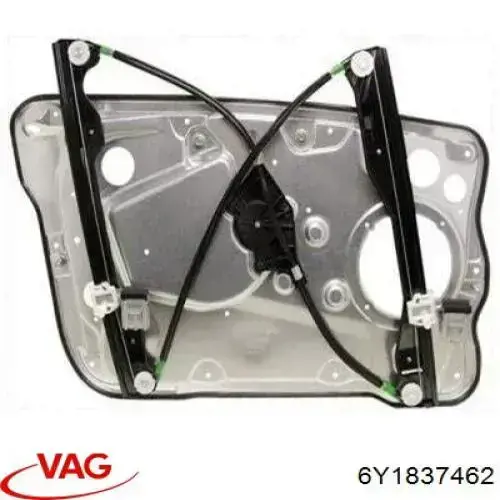 6Y1837462 VAG mecanismo de acionamento de vidro da porta dianteira direita