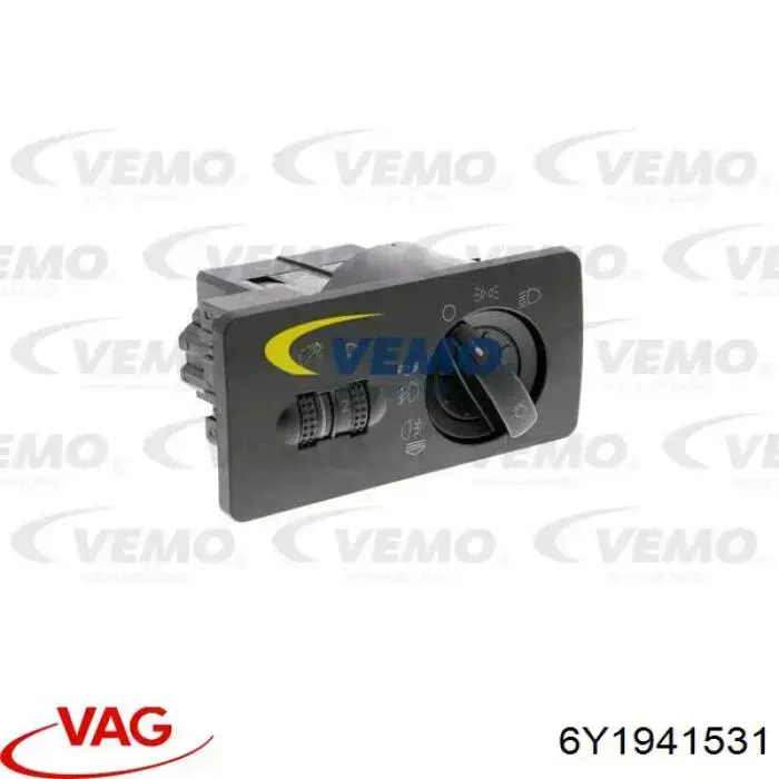 6913P10 Polcar Переключатель света фар на "торпедо"