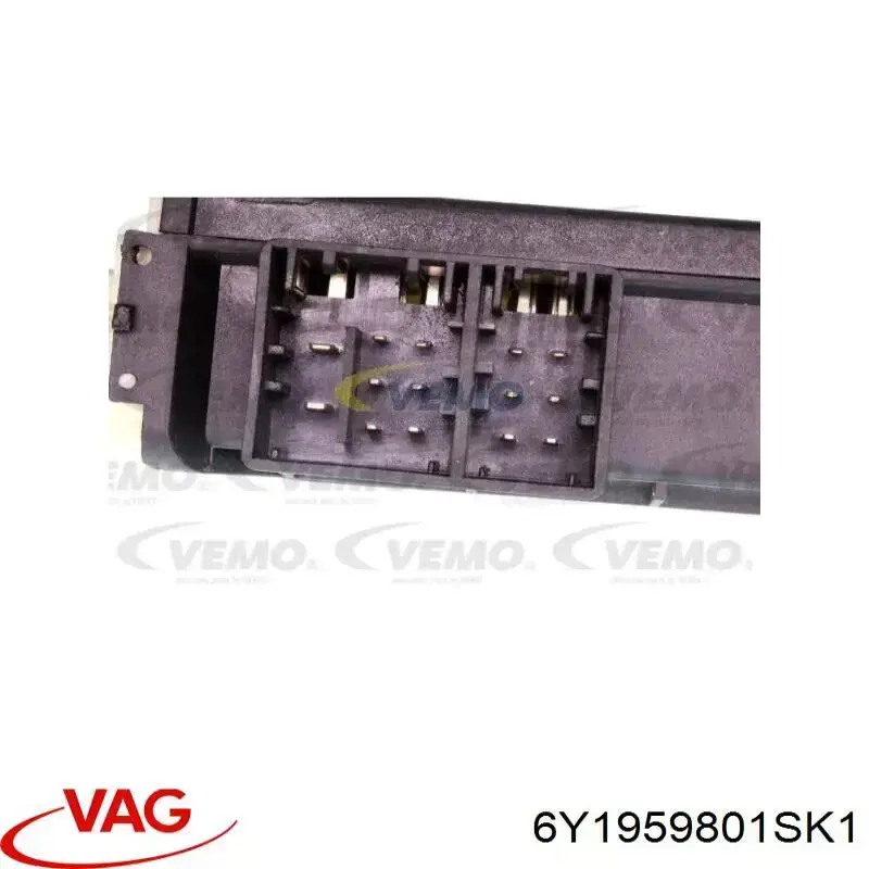 Мотор стеклоподъемника двери передней 6Y1959801SK1 VAG