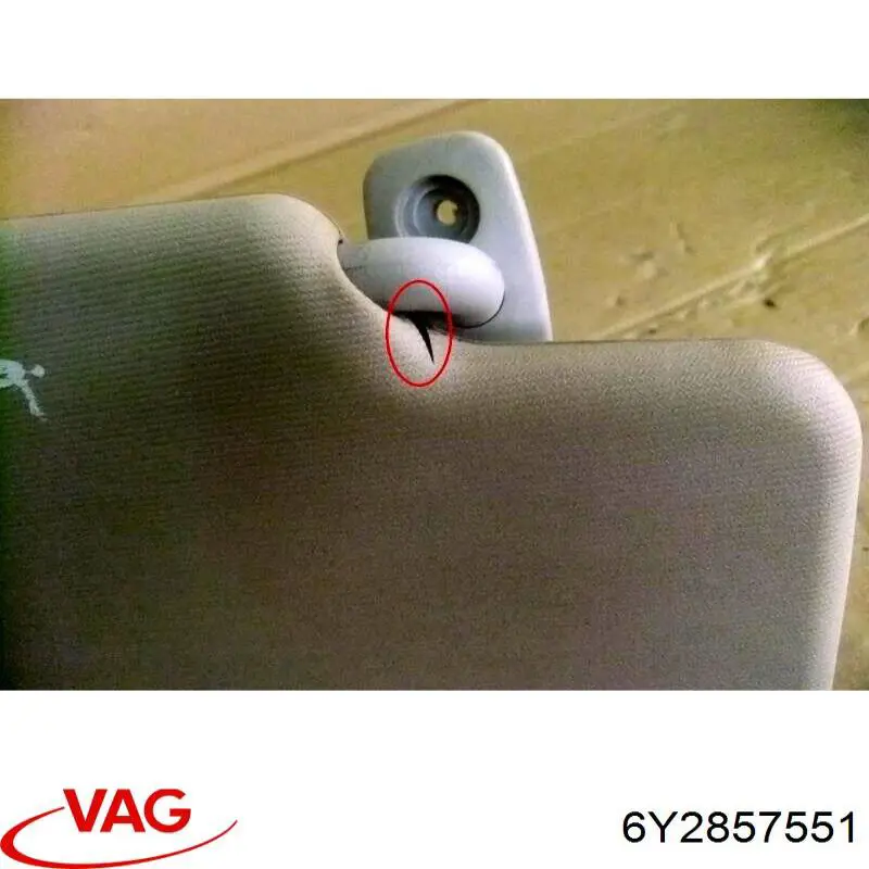 Козырек солнцезащитный автомобиля VAG 6Y2857551 цена, от 4.24 USD