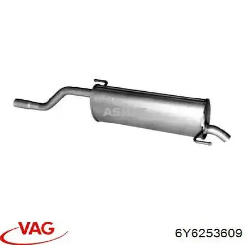 Выхлоп задний VAG 6Y6253609 цена, от 78.97 USD