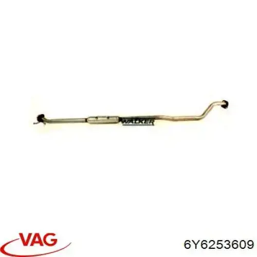 Купить 6Y6253609 VAG Глушитель задний