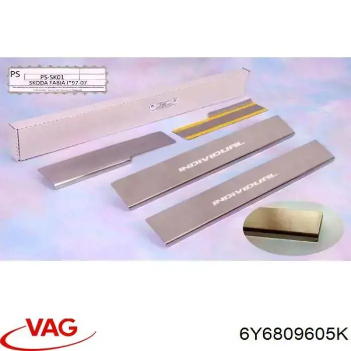 Купить 6Y6809605K VAG Порог внешний левый