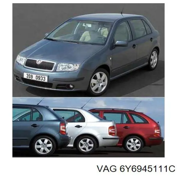 Задняя левая фара VAG 6Y6945111C цена, от 45.18 USD