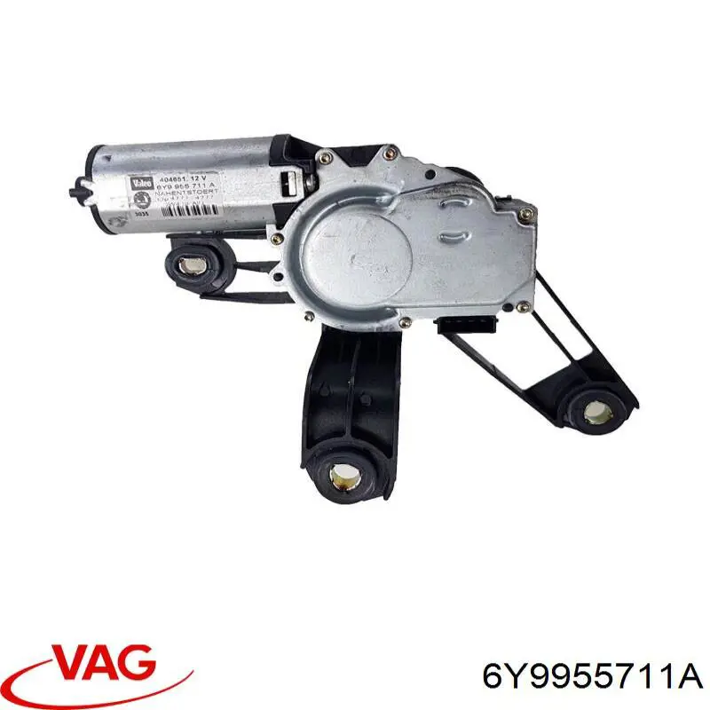 Мотор стеклоочистителя заднего стекла VAG 6Y9955711A