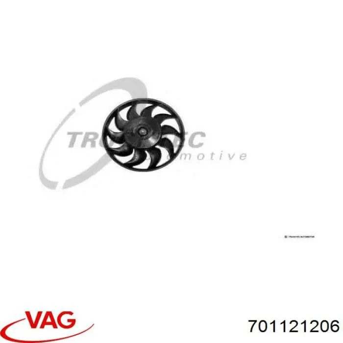 Купить 701121206 VAG Кронштейн мотора вентилятора охлаждения на диффузоре