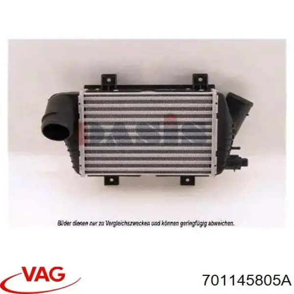 701145805A VAG radiador de intercooler