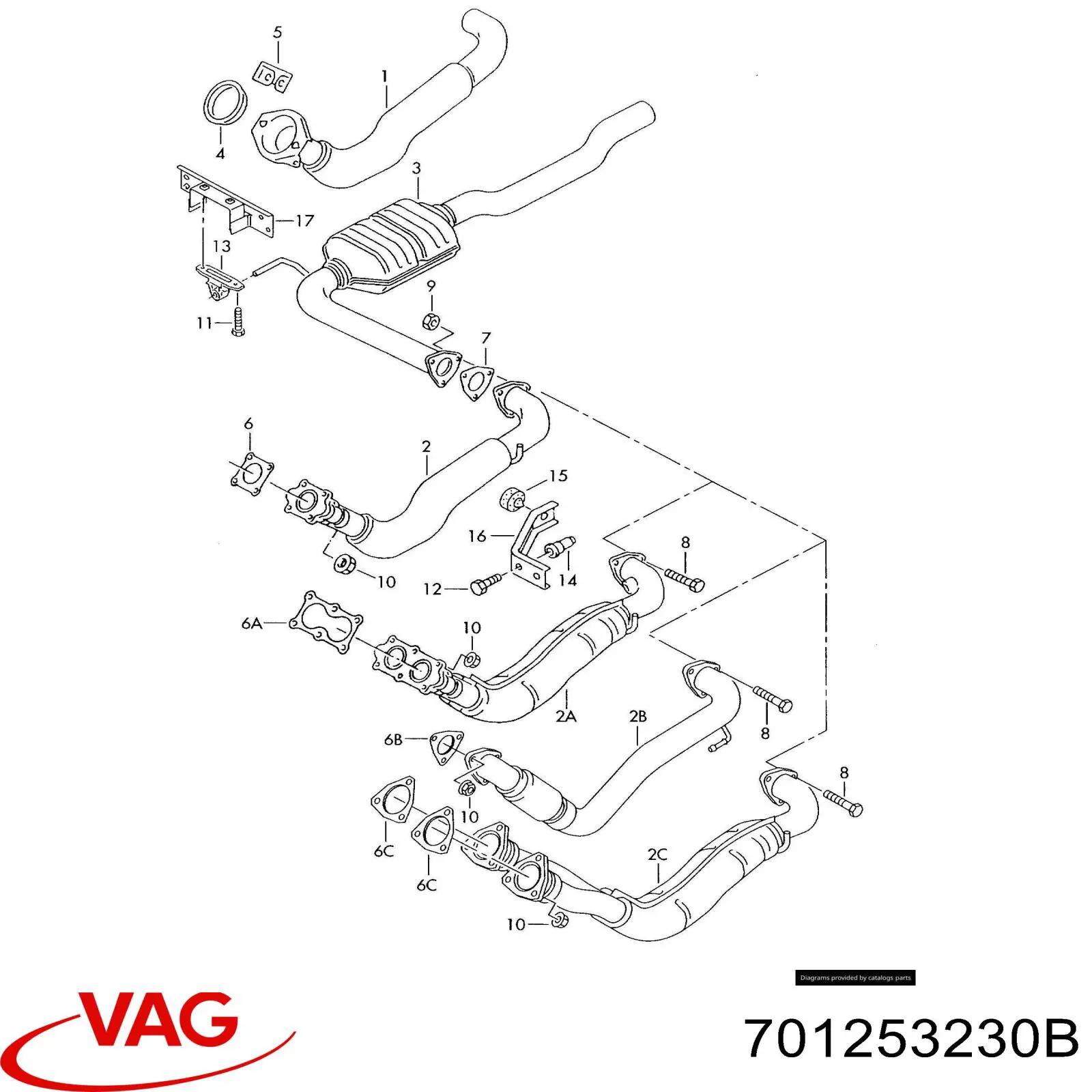 Купить 701253230B VAG 