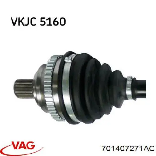Полуось (привод) передняя Pascal G2W001PC цена, от 81.29 USD
