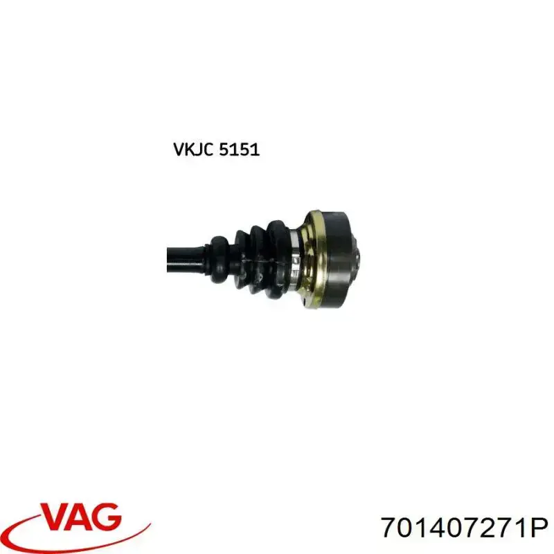 Купить 701407271P VAG Вал приводной правый
