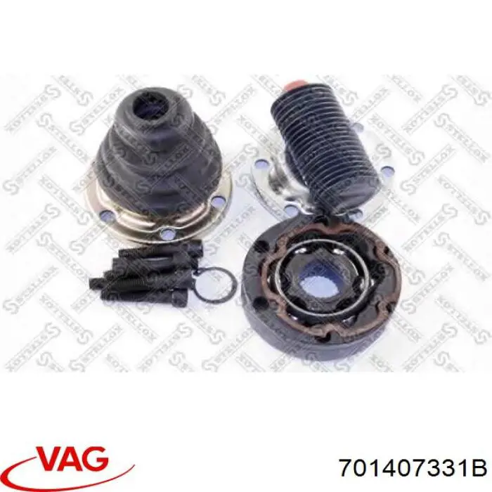 Шарнир угловых скоростей внутренний передний VAG 701407331B цена, от 27.81 USD