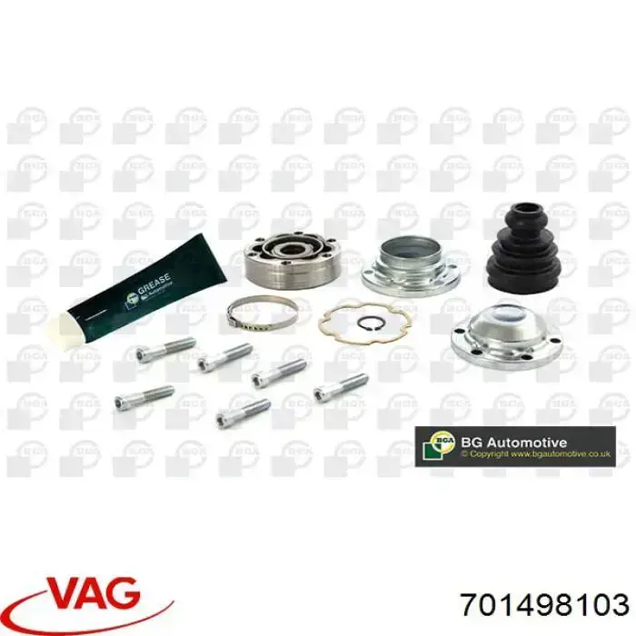 Шарнир угловых скоростей внутренний передний VAG 701498103 цена, от 28.22 USD