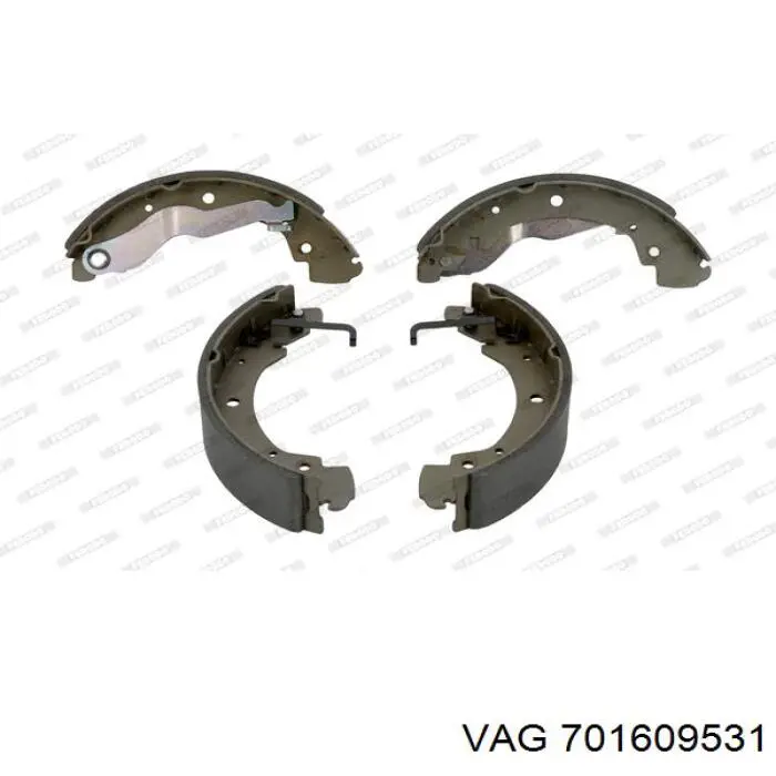 701609531 VAG Барабанные тормозные колодки