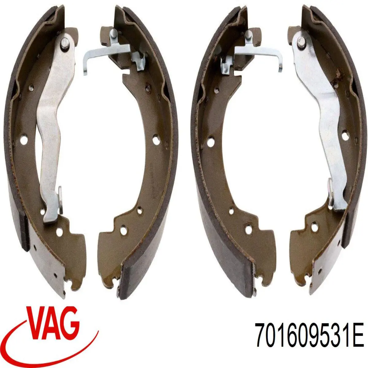 Тормоза рабочие задние ножные и тормозные барабаны VAG 701609531E цена, от 33.15 USD