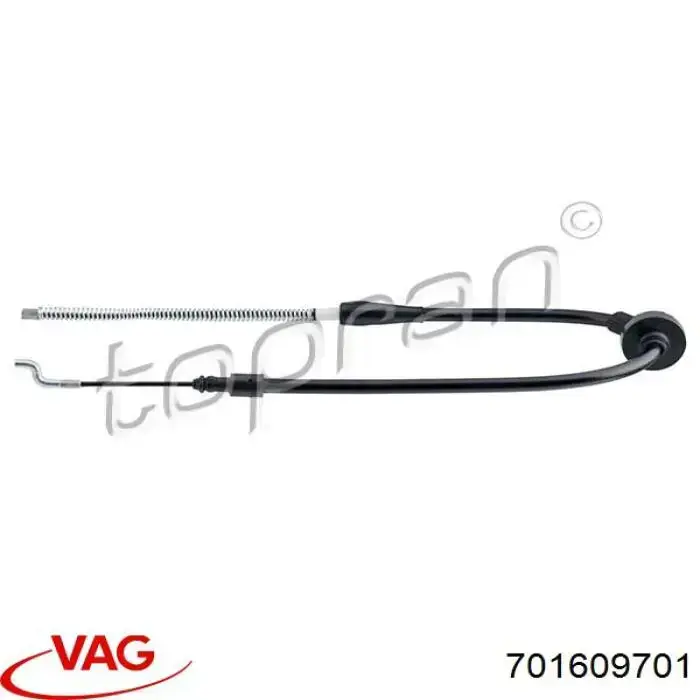 Задний трос ручника VAG 701609701 цена, от 7.48 USD