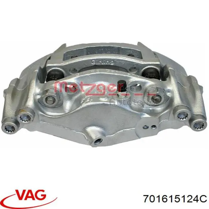 Суппорт тормозной передний правый 701615124C VAG
