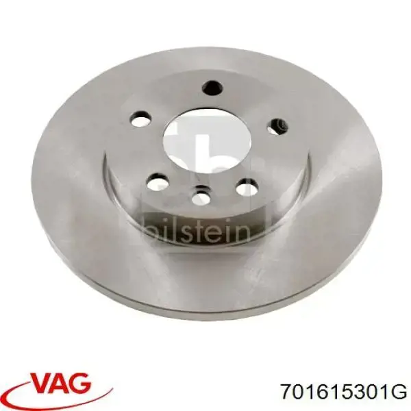 Передние тормозные диски 701615301G VAG