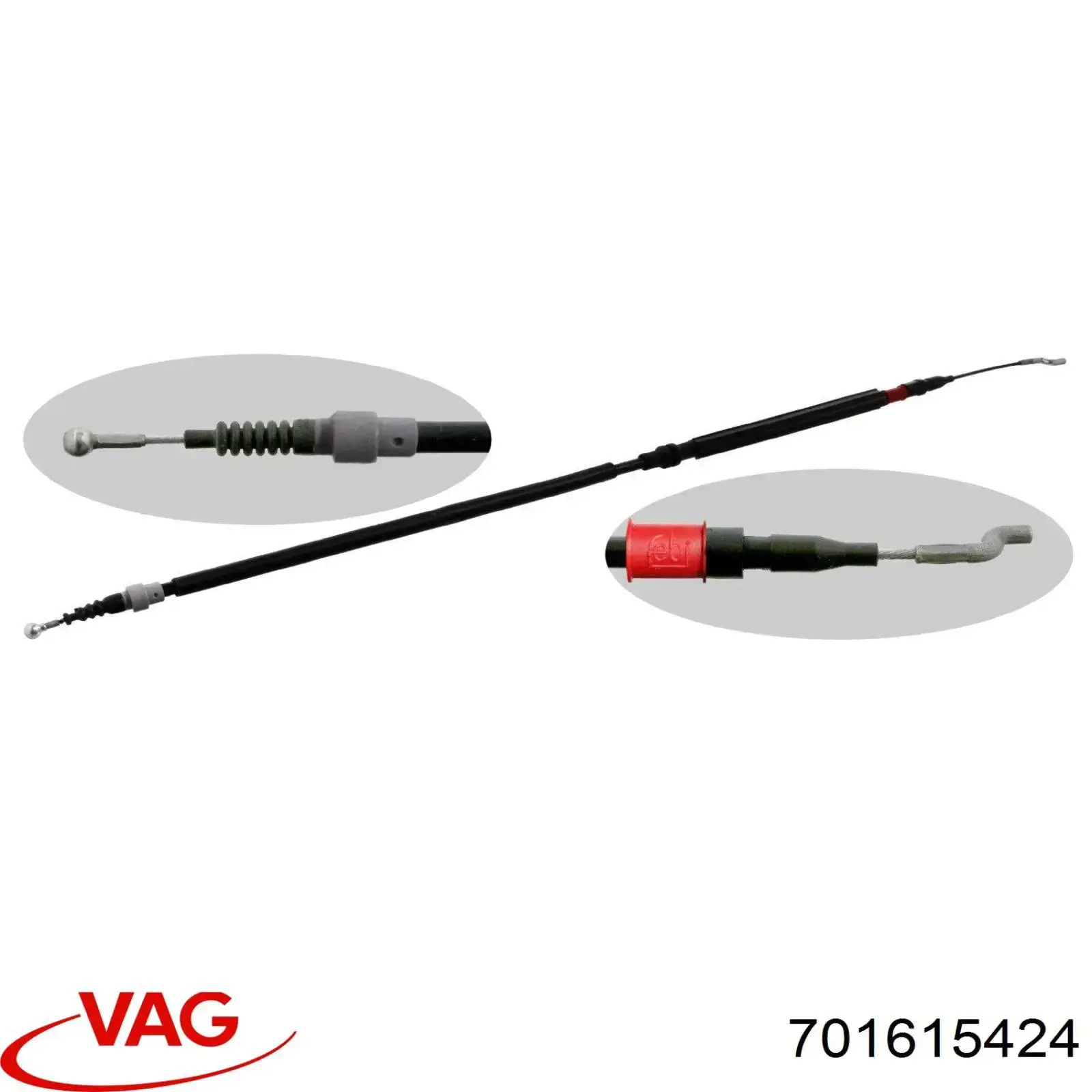 Тормозной суппорт правый задний VAG 701615424 цена, от 48.68 USD