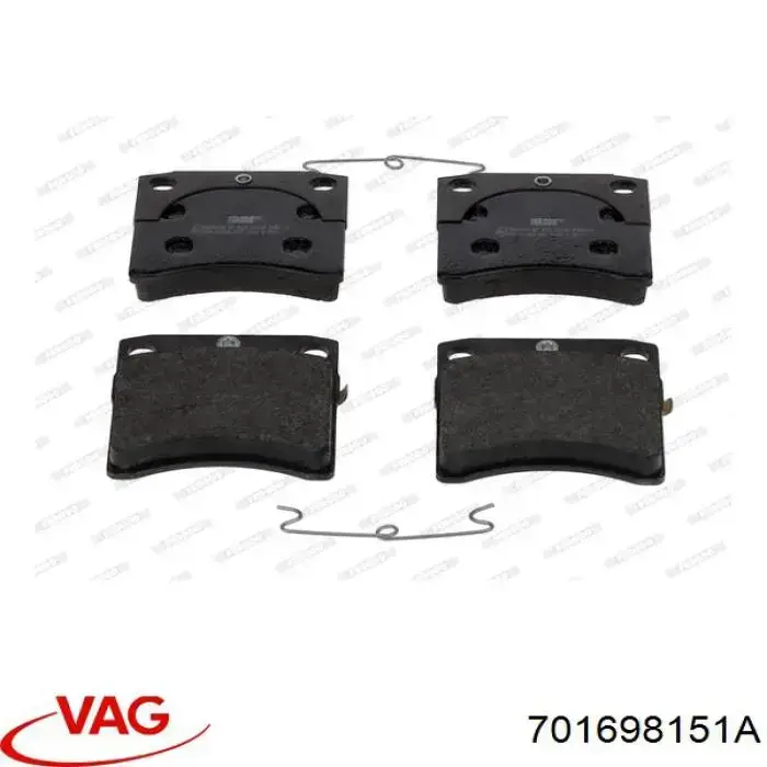 Тормозные колодки VAG 701698151A
