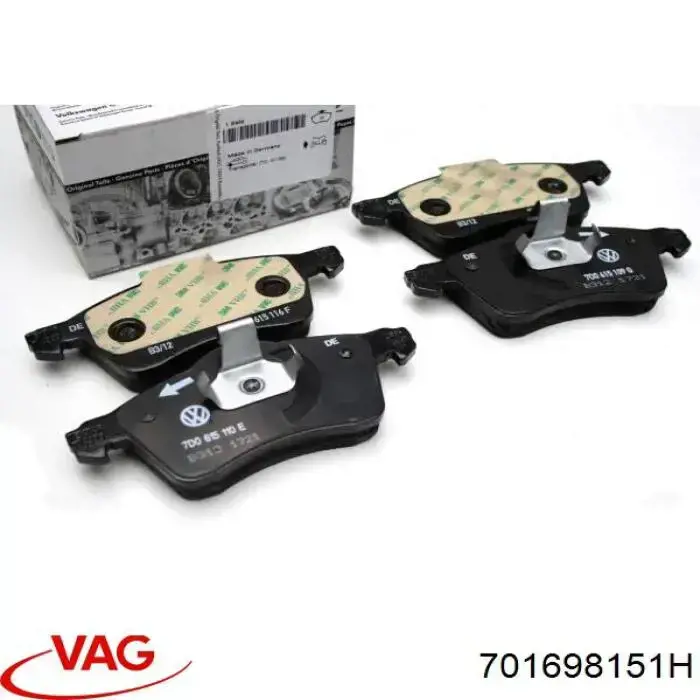 Купить 701698151H VAG Колодки тормозные
