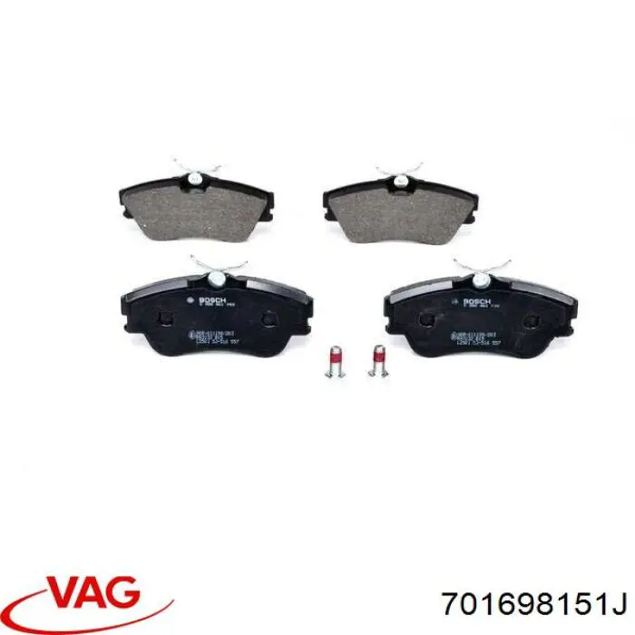 Купить 701698151J VAG Колодки тормозные