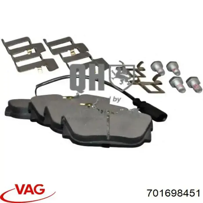 Задние дисковые колодки VAG 701698451