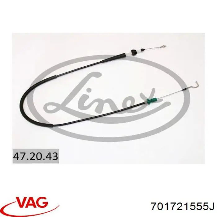 472043 Linex Трос акселератора
