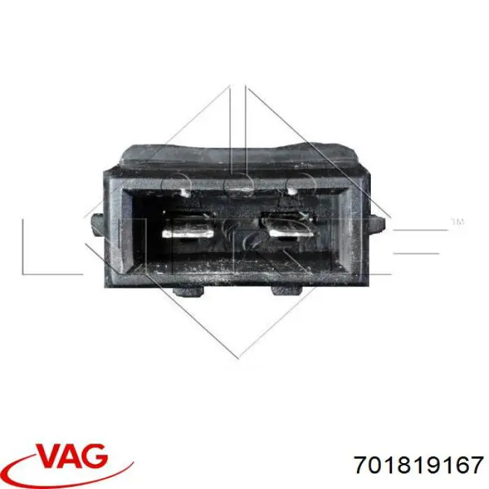 Купить 701819167 VAG Мотор вентилятора печки (отопителя салона) задний